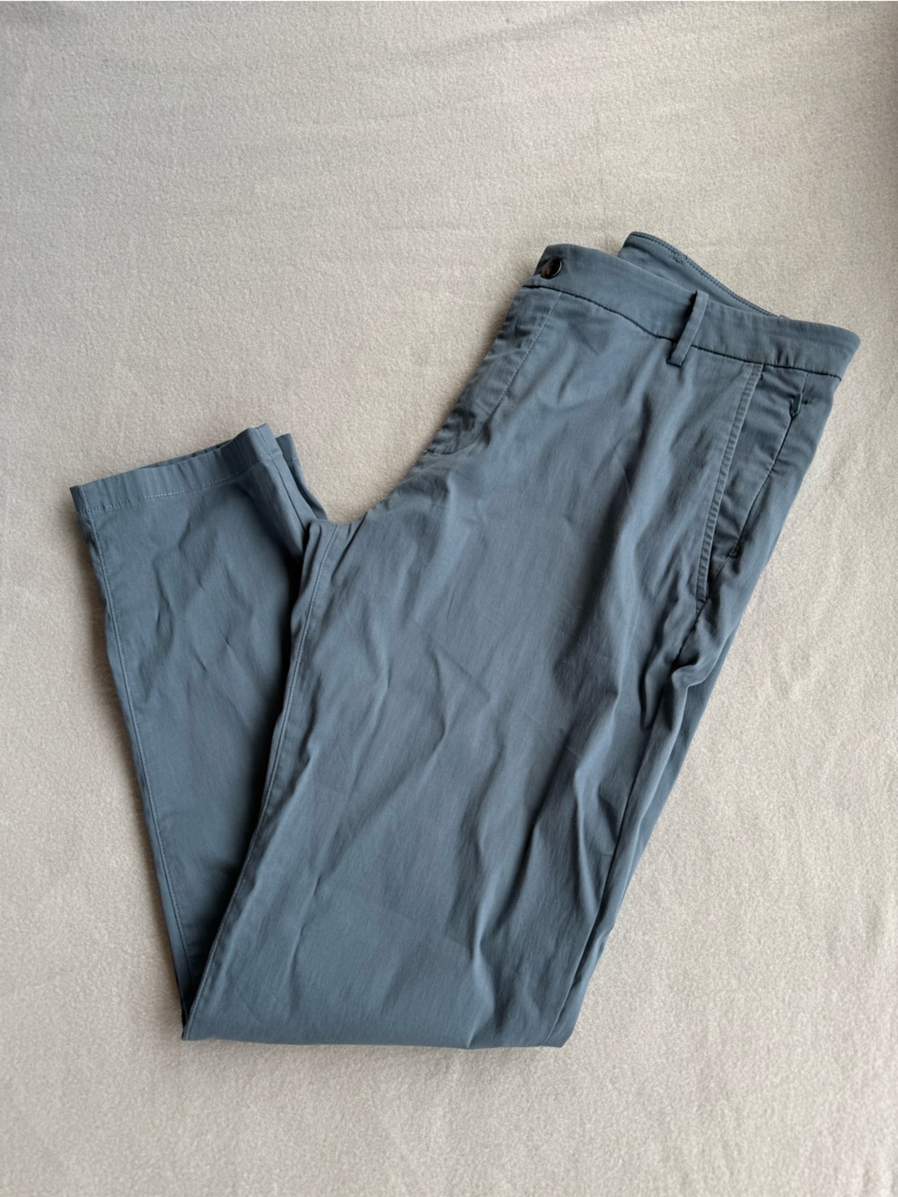 Bird Dogs Pants Men’s Sz 34x30 Blue Chino Performance Straight Leg Pockets Lined